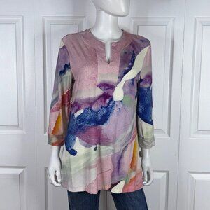 CLAIRE DESJARDINS women's medium 3/4 sleeves sweater